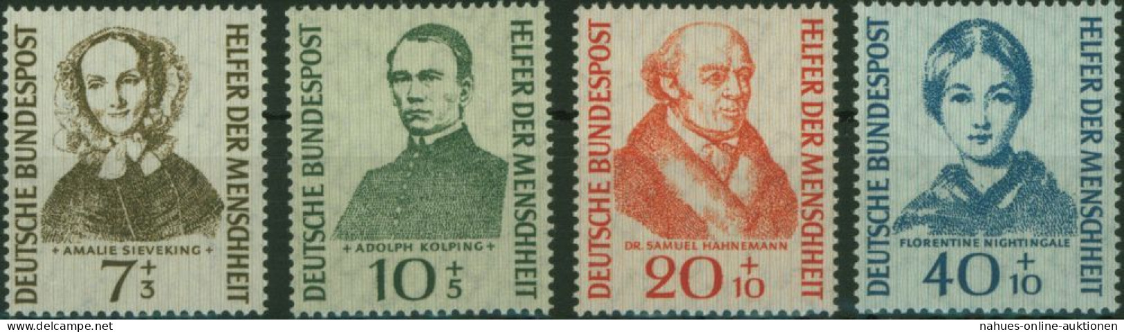 Bundesrepublik Wohlfahrt Helfer Der Menschheit 222-225 Luxus Postfrisch MNH 40,- - Nuovi