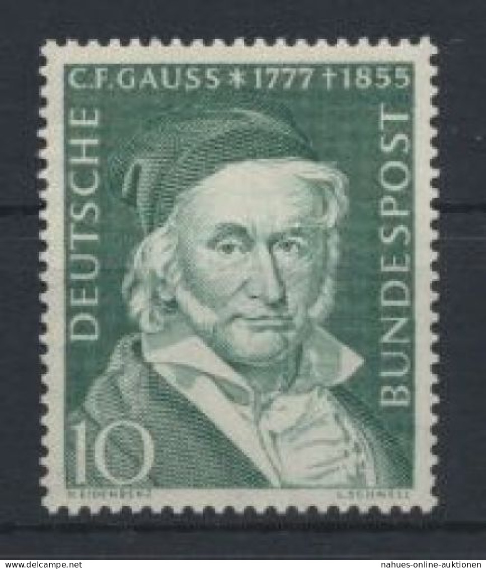 Bund Gauß Astronom Physik 204 Luxus Postfrisch MNH Kat.-Wert 6,00 - Unused Stamps