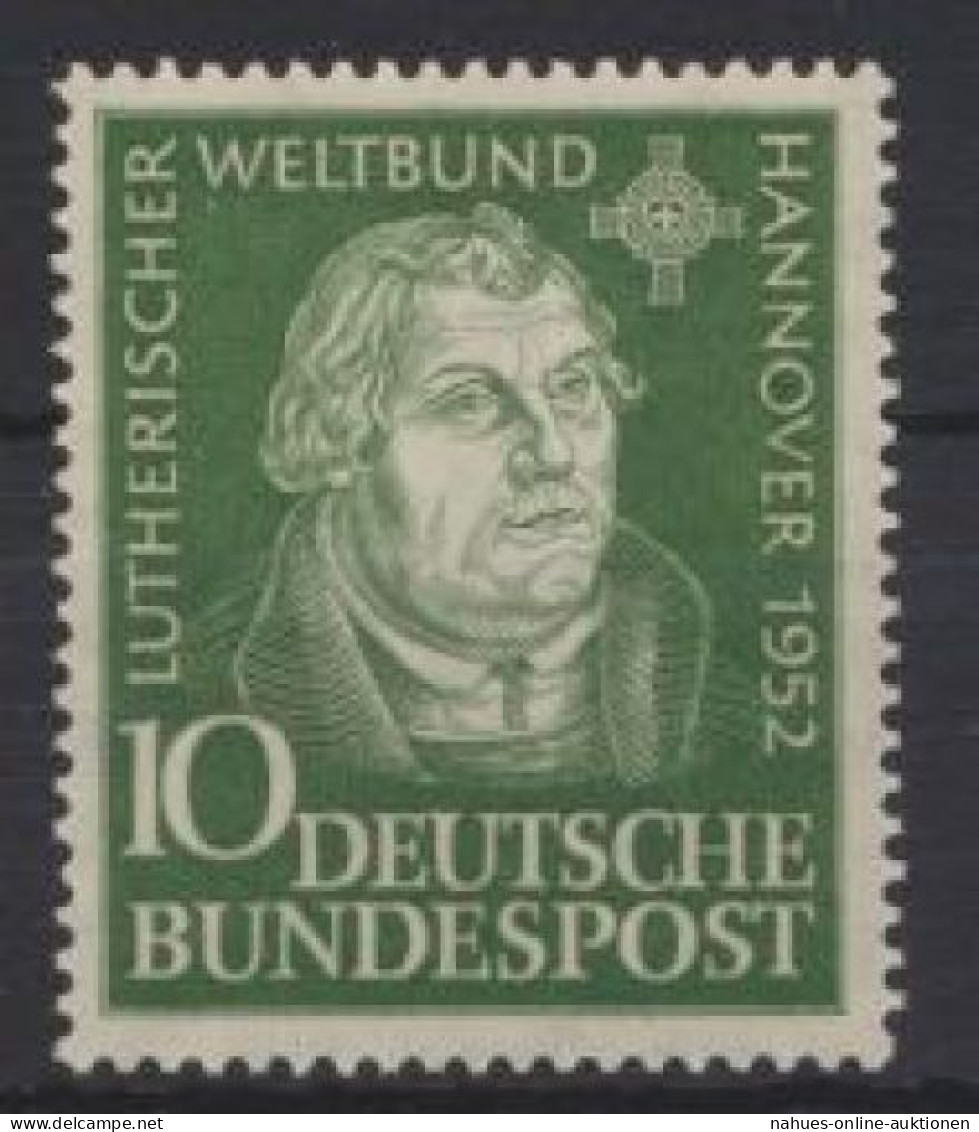 Bundesrepublik Luther Weltbund Hannover Luxus Postfrisch MNH Kat.-Wert 15,00 - Nuovi