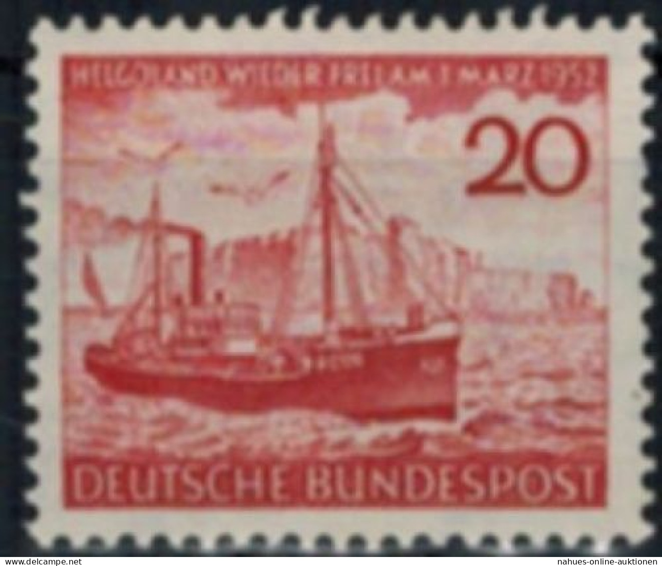 Bundesrepublik 152 Insel Helgoland Luxus Postfrisch MNH Kat.-Wert 15,00 - Unused Stamps