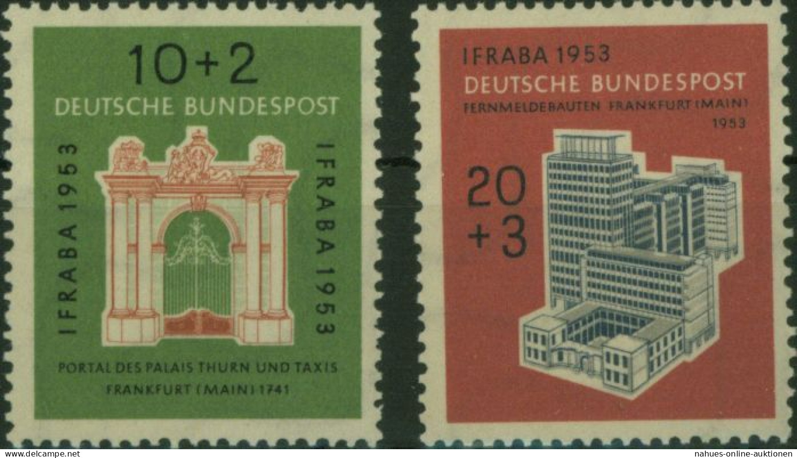 Bundesrepublik IFABRA Briefmarkenausstellung 171-172 Luxus Postfrisch MNH 50,00 - Neufs