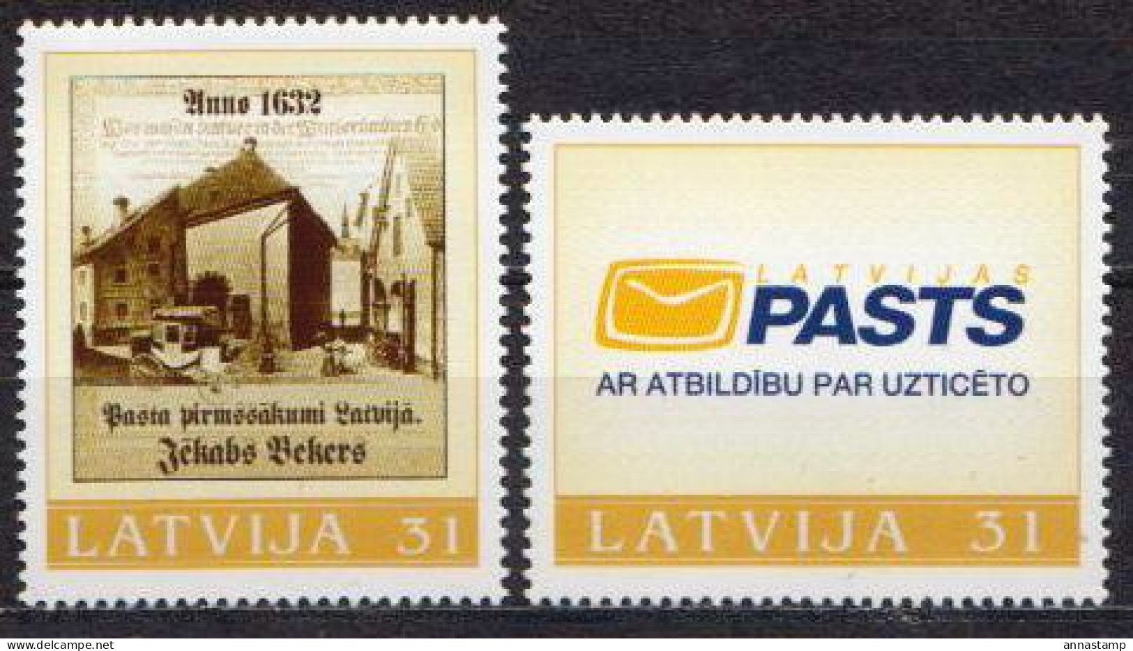 Latvia MNH Set - Post