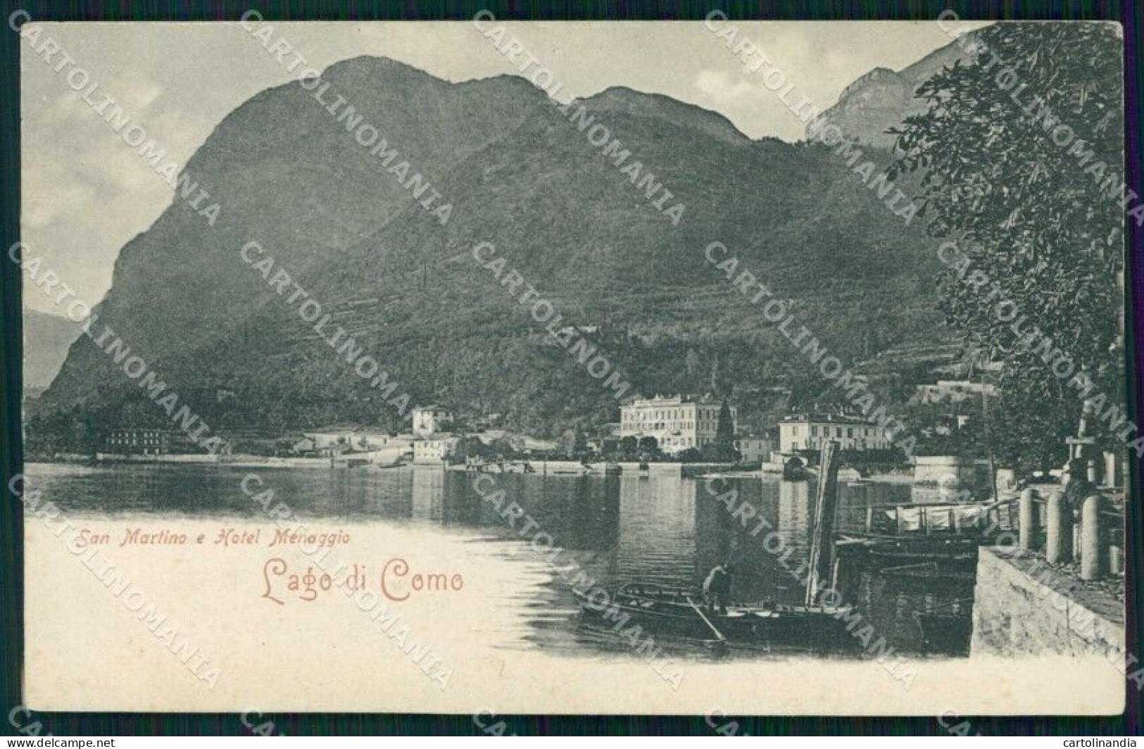 Como Menaggio Lago Di Hotel San Martino Cartolina RB6637 - Como