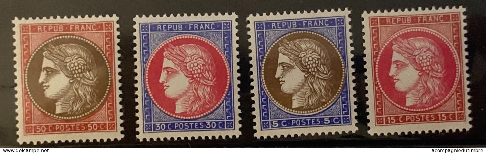 France YT N° 348/351 Neufs ** MNH. TB - Ongebruikt