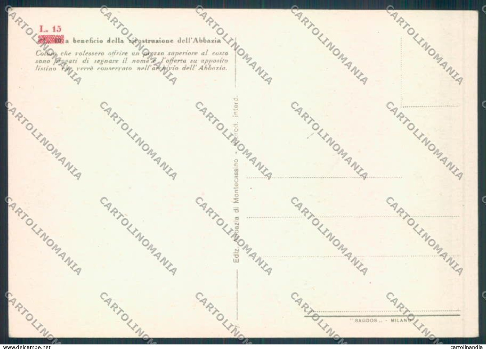 Frosinone Montecassino FG Cartolina ZF7242 - Frosinone