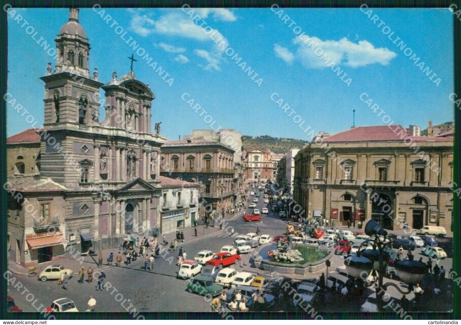 Caltanissetta Città MACCHIA Auto Foto FG Cartolina ZKM7645 - Caltanissetta