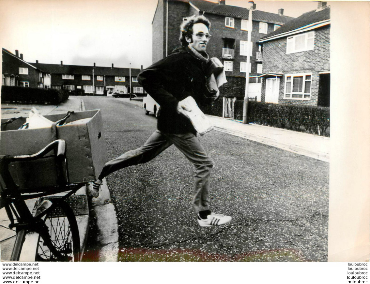 JACK LANE SELECTIONNE POUR LA CORRIDA DE SAO PAULA PROFESSION FACTEUR 12/1971 PHOTO ORIGINALE 18X13CM - Deportes