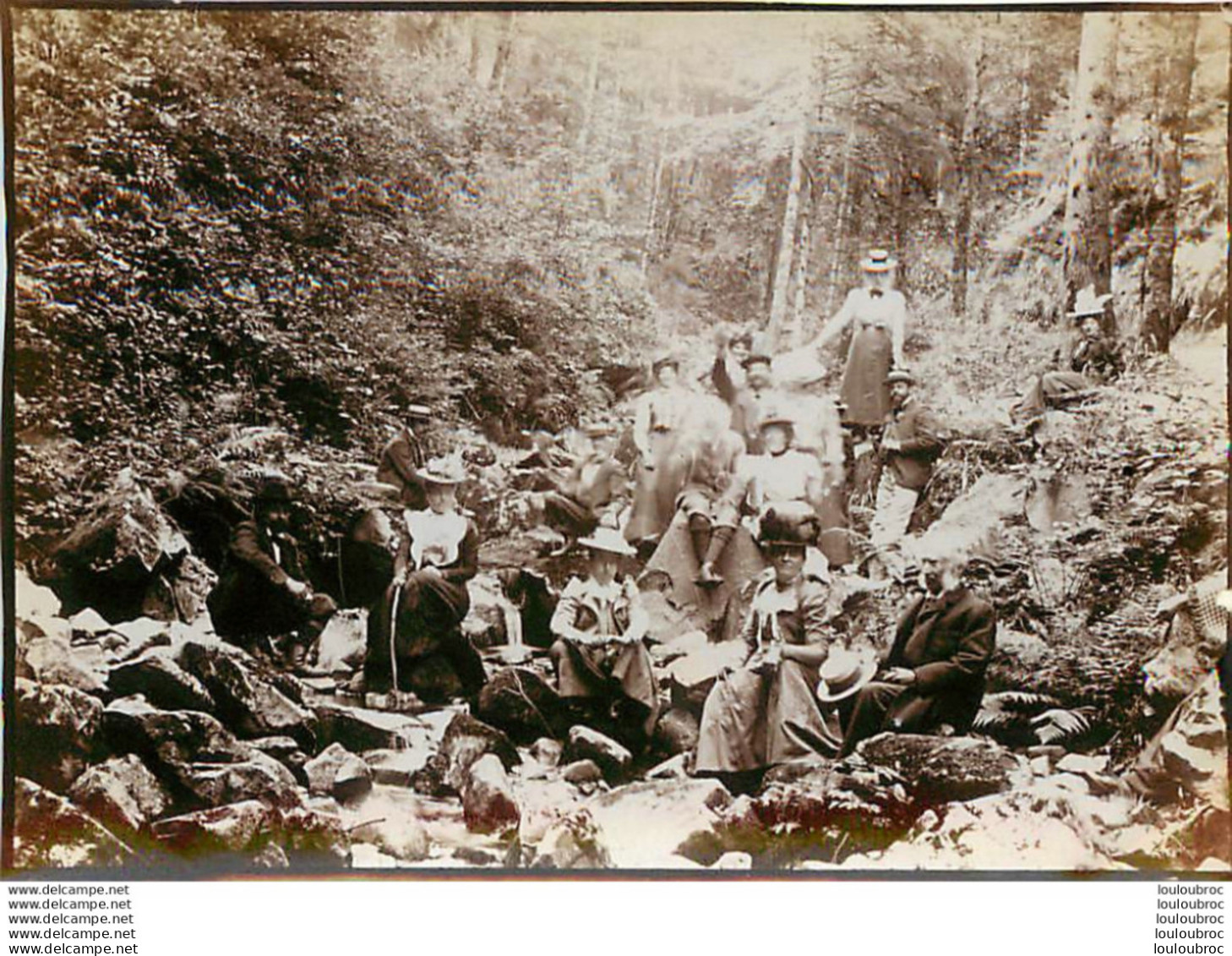 GERARDMER 1899 GORGES DES ROITELETS PHOTO ORIGINALE 9 X 6 CM Ref1 - Places