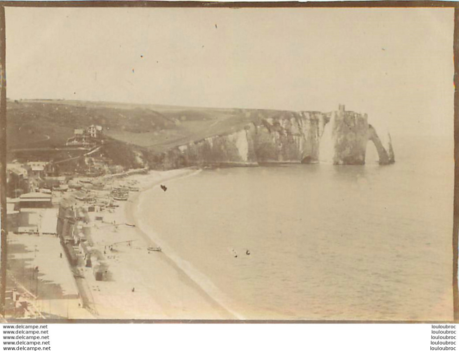 ETRETAT 1899 PHOTO ORIGINALE 9 X 6 CM Ref5 - Places