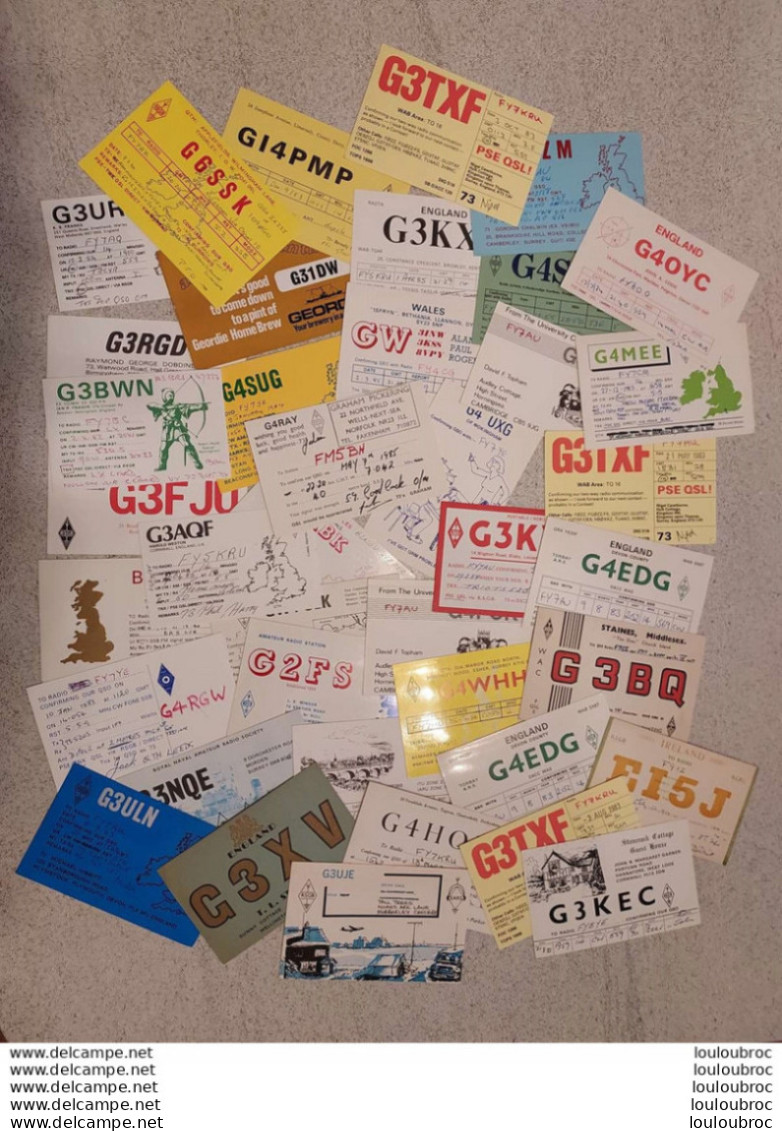 JOLI LOT DE 40 QSL - Otros & Sin Clasificación