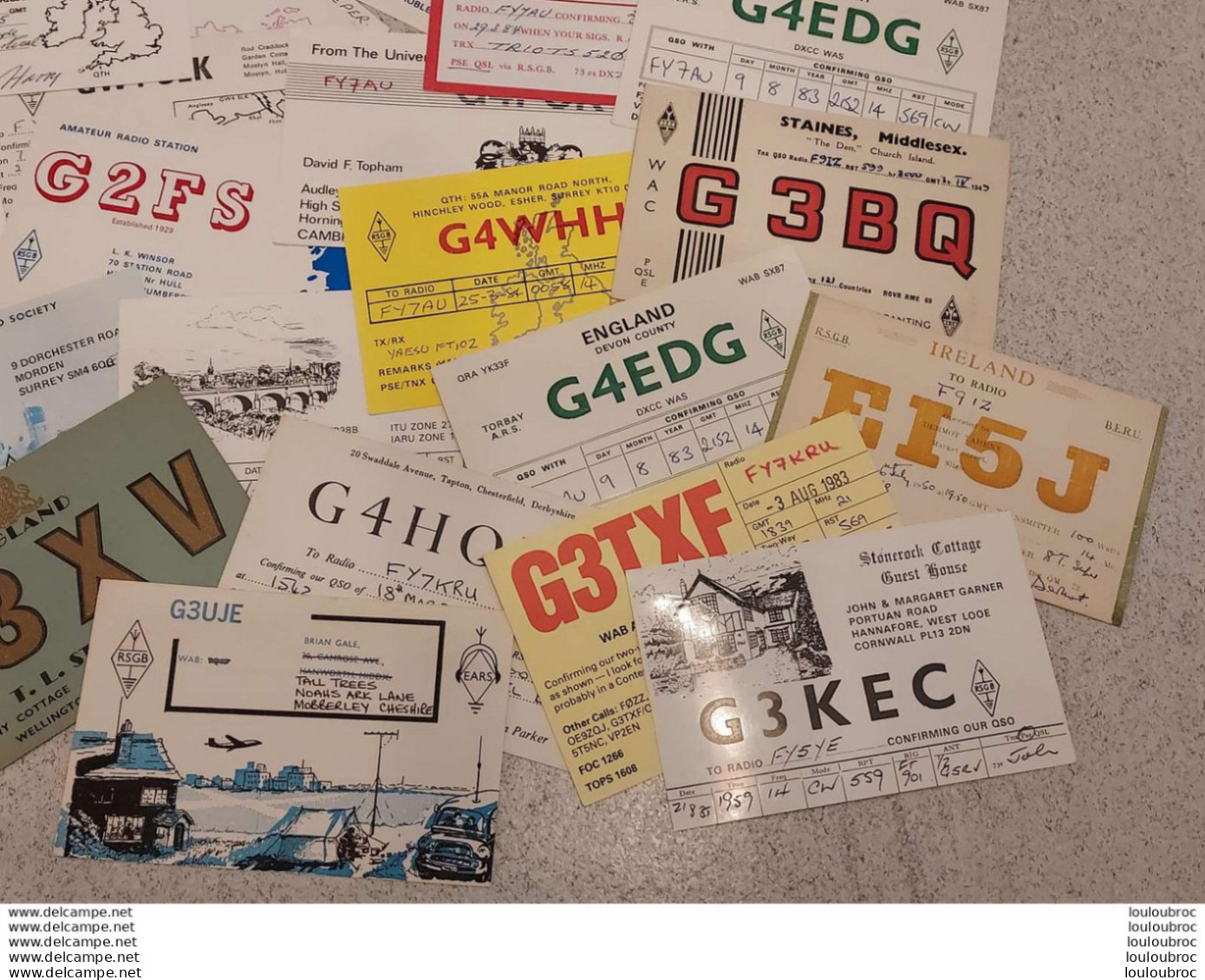 JOLI LOT DE 40 QSL - Andere & Zonder Classificatie