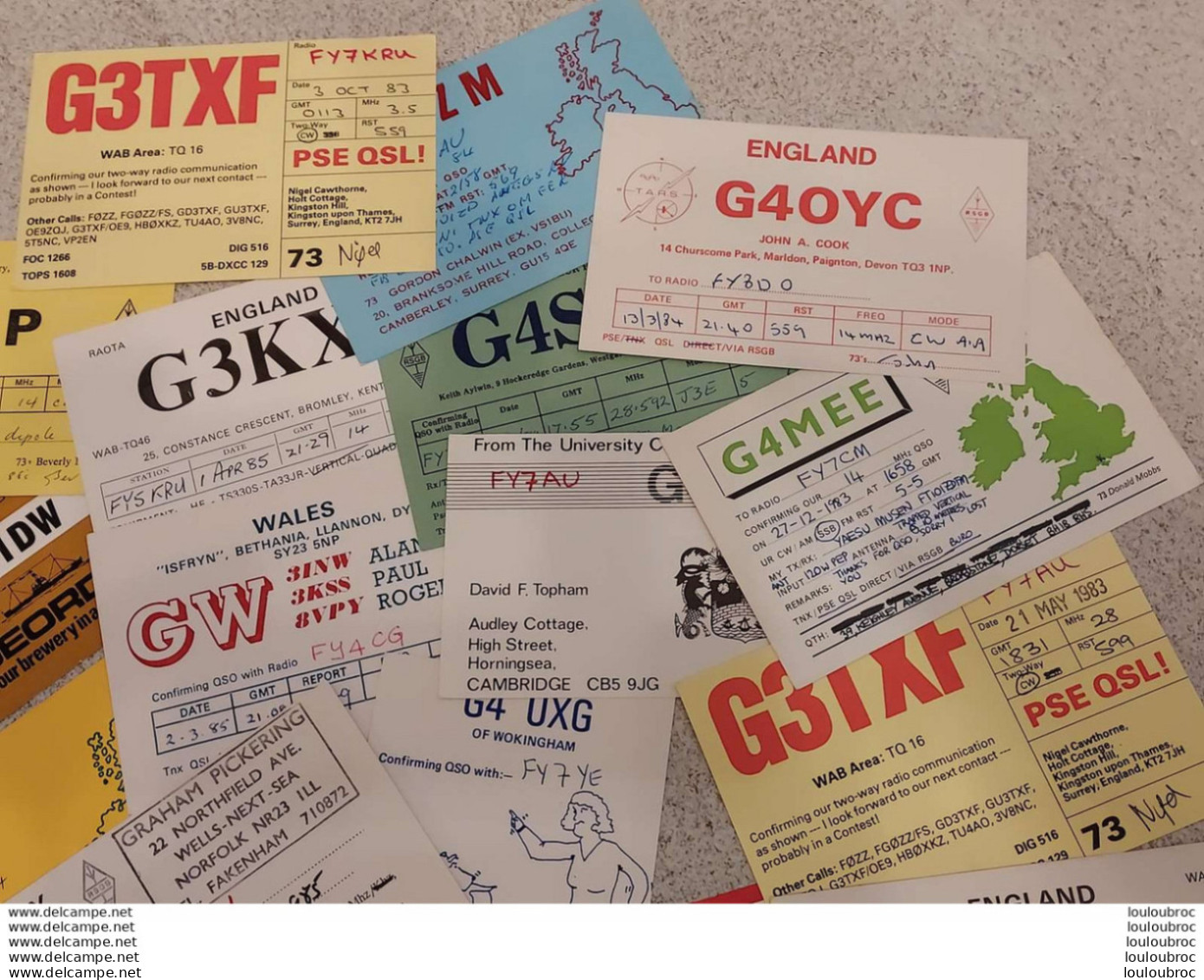 JOLI LOT DE 40 QSL - Other & Unclassified