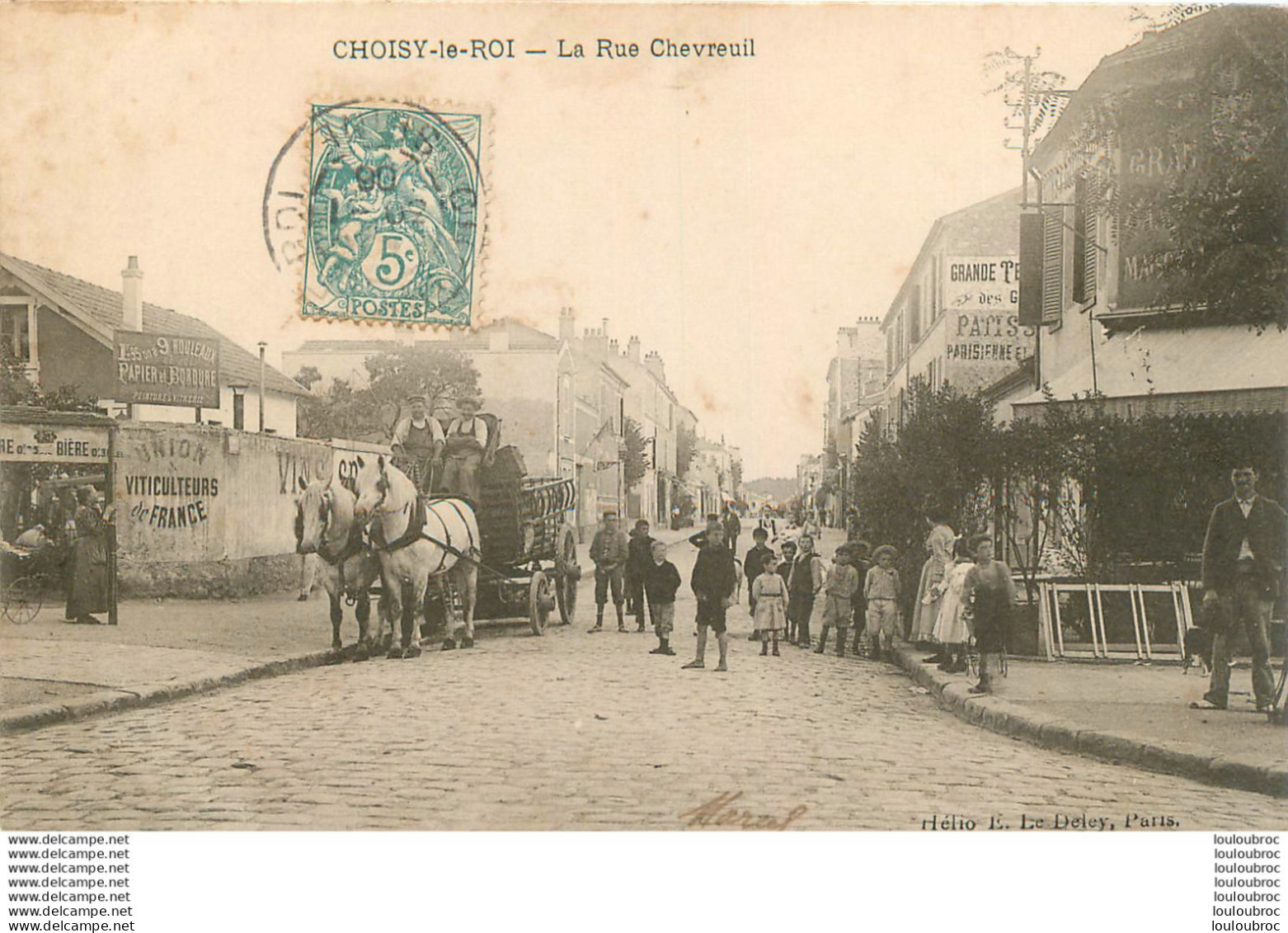 CHOISY LE ROI LA RUE CHEVREUIL  EDITION LE DELEY - Choisy Le Roi