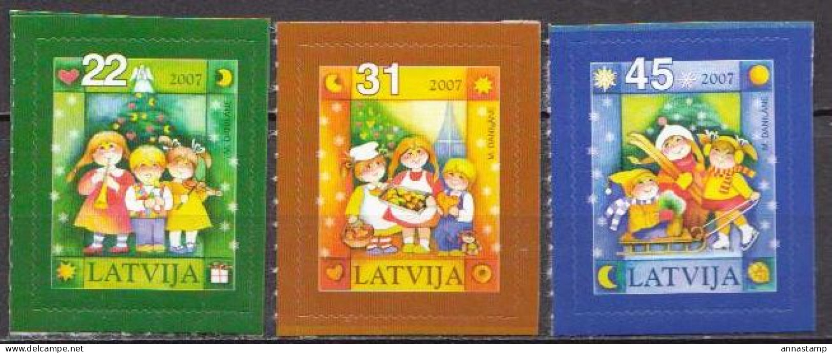 Latvia MNH Set - Kerstmis