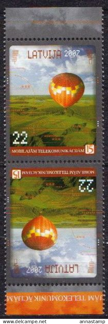 Latvia MNH Stamp In Pair - Other (Air)