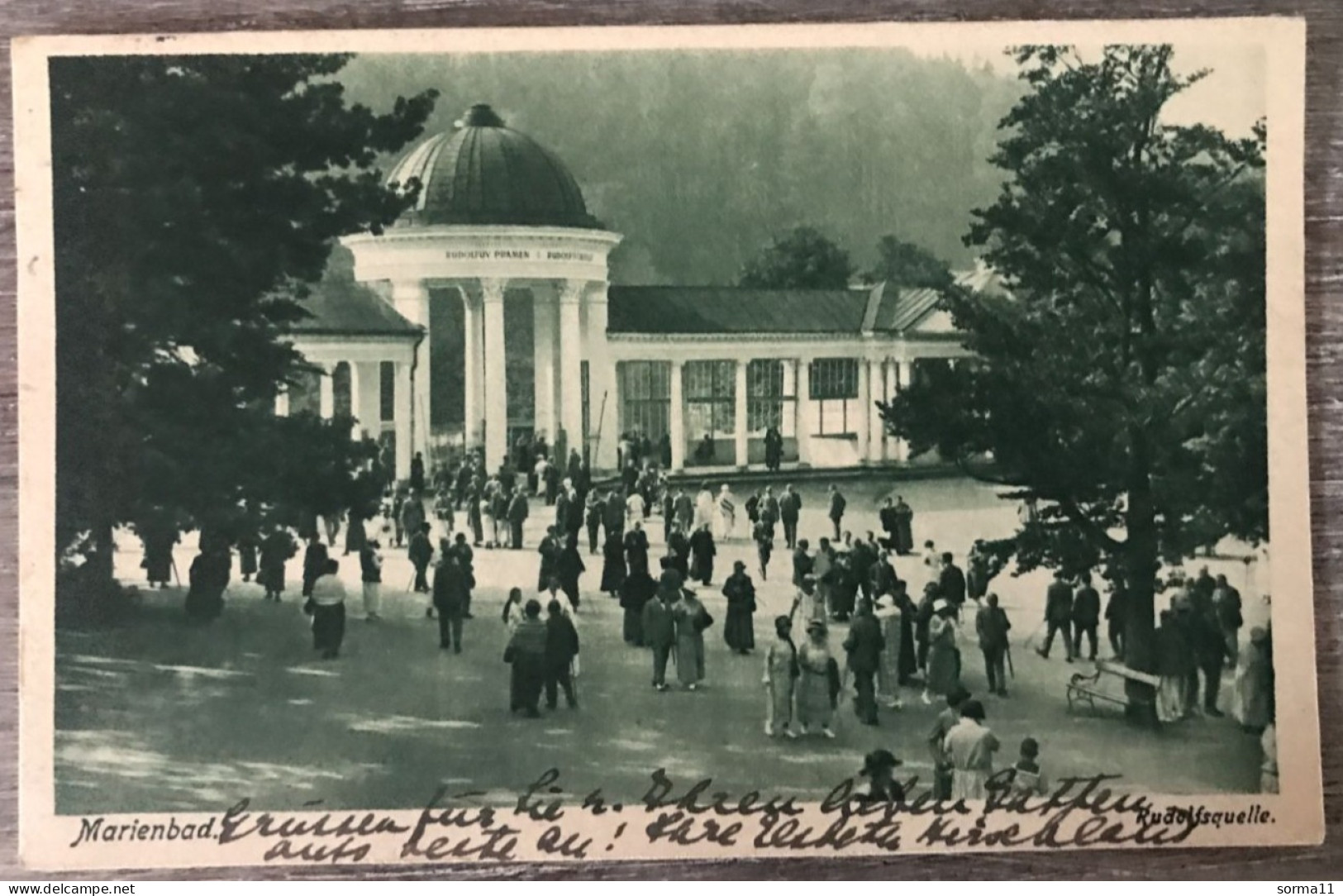 CPA MARIENBAD Ou MARIANSKE LAZNE (Tchéquie) Rudolfsquelle - Tchéquie