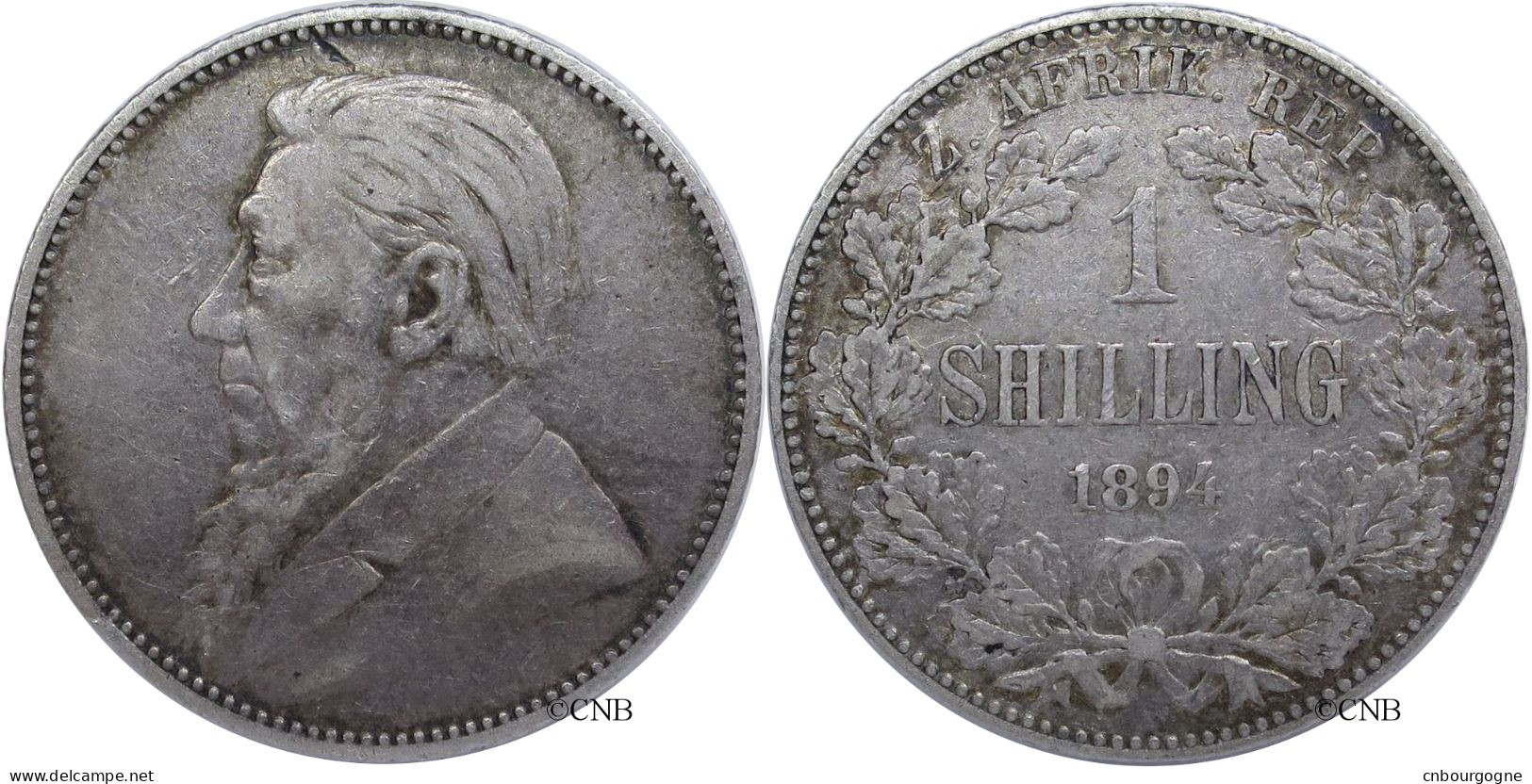 Afrique Du Sud - République Sud-africaine - Transvaal - 1 Shilling 1894 - TTB/XF40 - Mon3591 - Afrique Du Sud