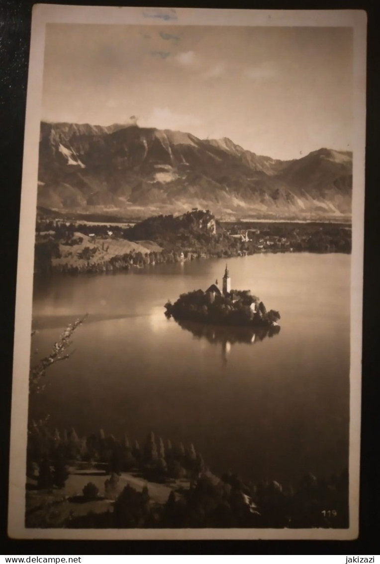 Bled 1930. Stol. Lake Bled. Church On Island - Slovenia