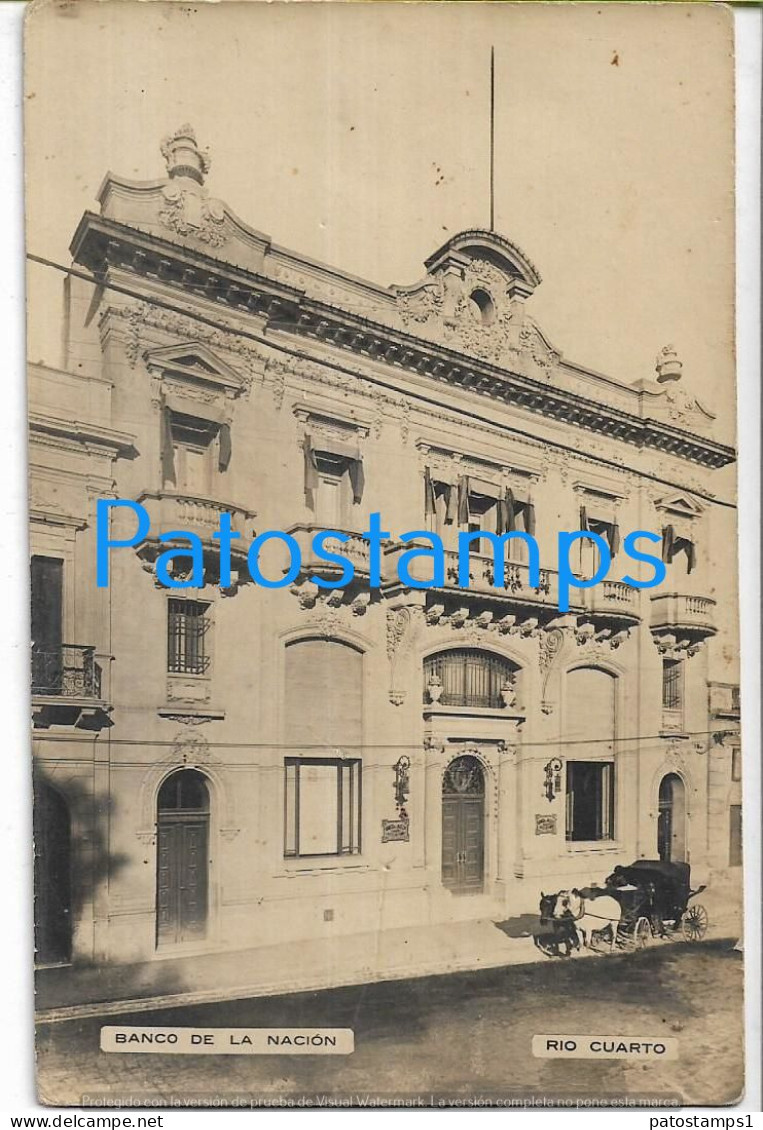 227202 ARGENTINA CORDOBA RIO CUARTO BANK BANCO DE LA NACION POSTAL POSTCARD - Argentina