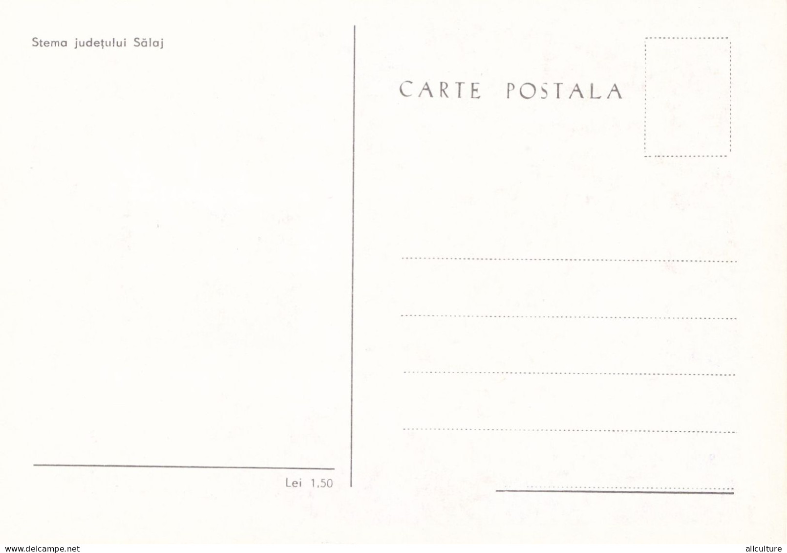 A24681 -  JUDETUL SALAJ  POSTCARD  ROMANIA  MAXIMUM CARD - Cartoline Maximum