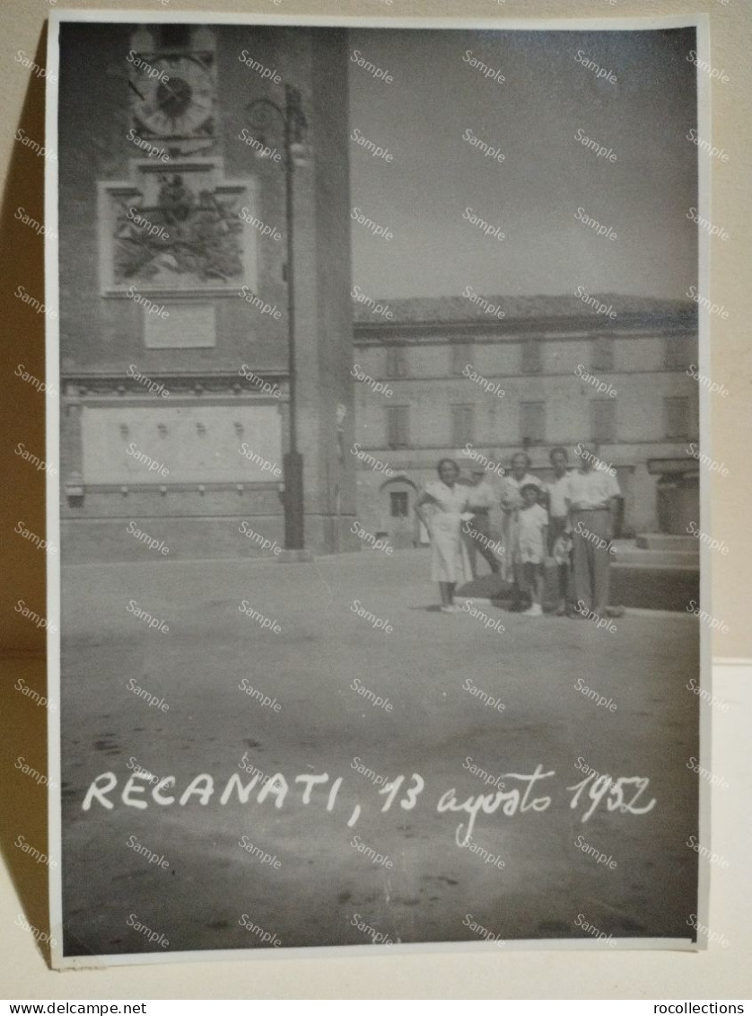 Italy Postcard Photo Italia 1952 RECANATI - Macerata
