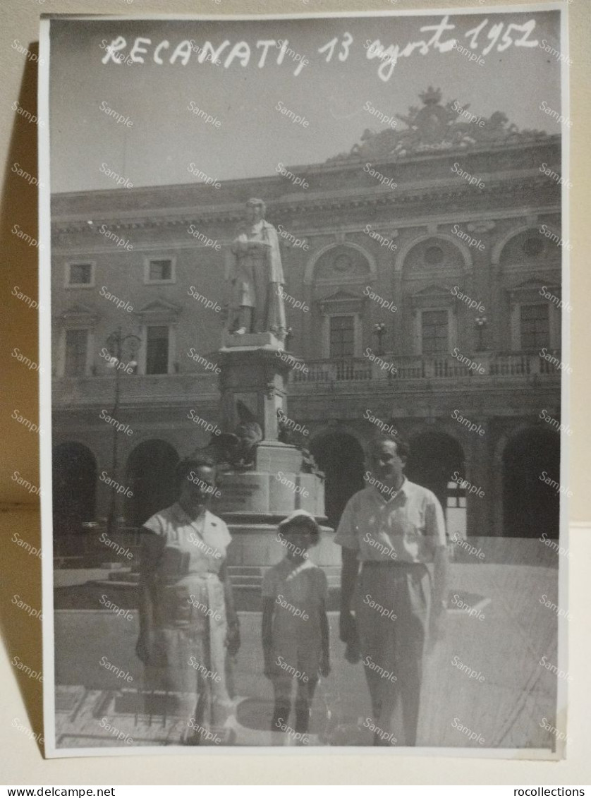 Italy Postcard Photo Italia 1952 RECANATI - Macerata