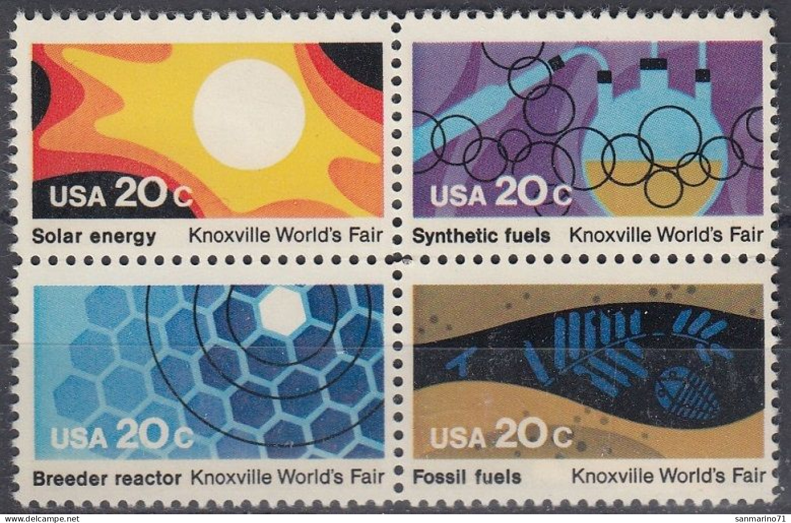 UNITED STATES 1585-1588,unused (**) - Unused Stamps