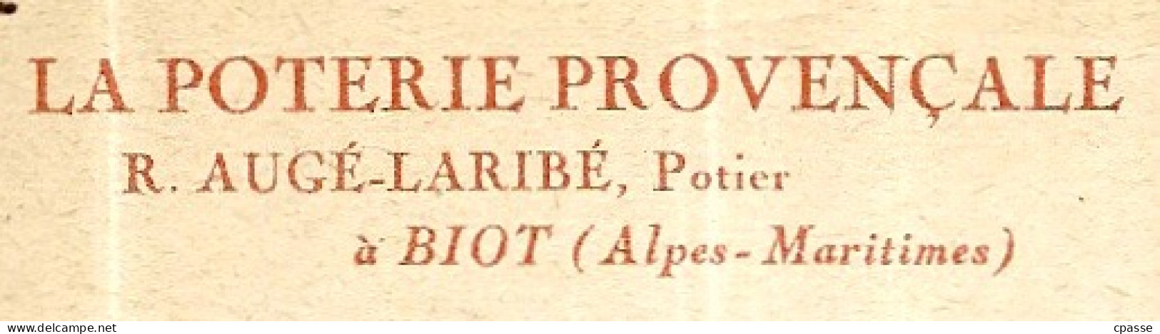 CPA 06 BIOT Alpes Maritimes - LA POTERIE PROVENCALE R. AUGE LARIBE  Potier - Biot