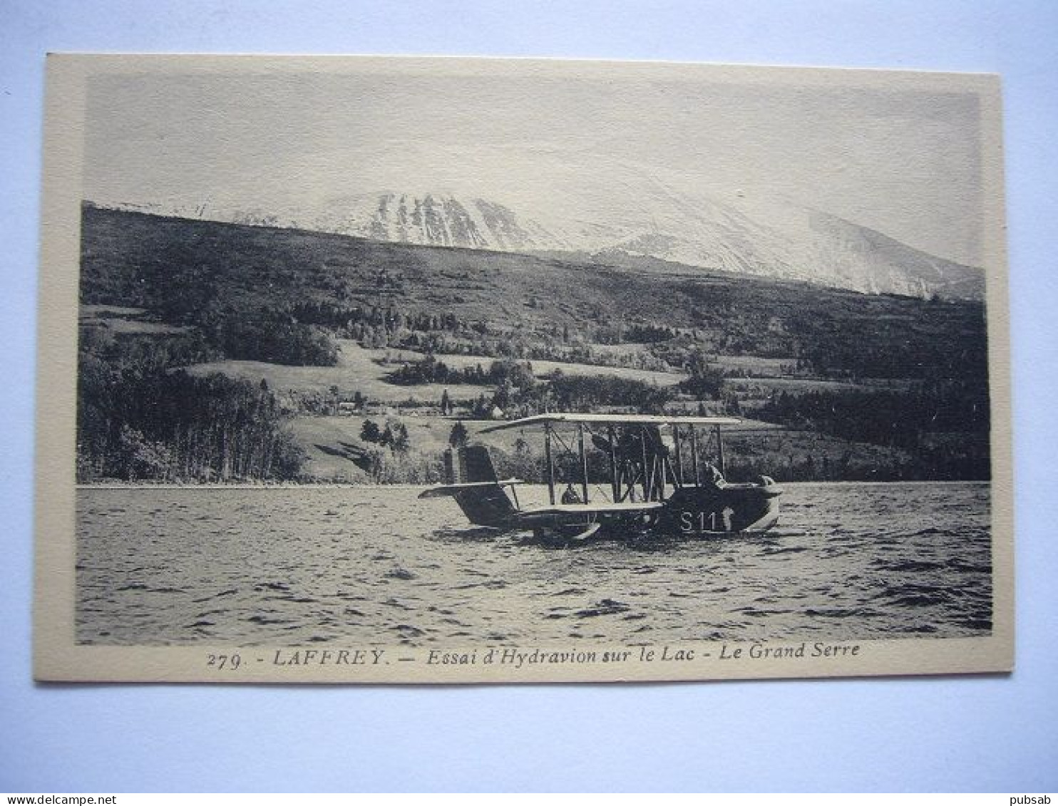 Avion / Airplane / ARMÉE DE L'AIR FRANÇAISE / Seaplane / FBA Type H / Seen At "Lac Le Grand Serre" - 1914-1918: 1ère Guerre