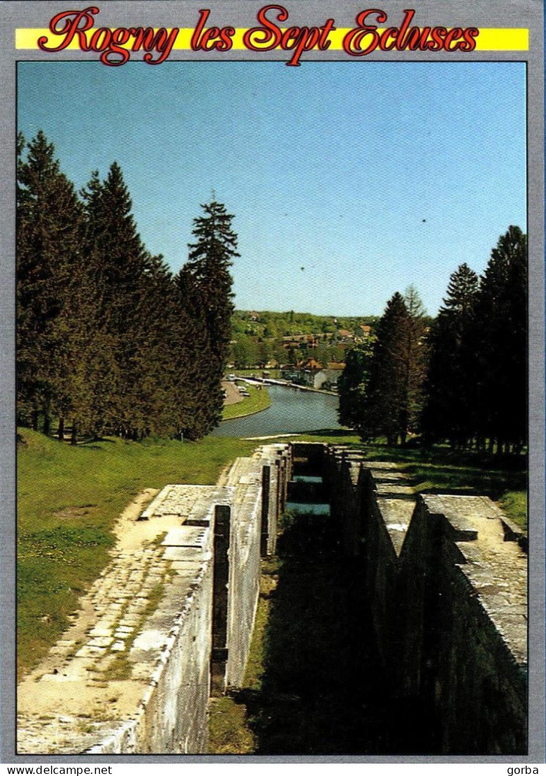 *CPM  - 89 - ROGNY LES SEPTS ECLUSES - Vue Des écluses Sur Le Canal De Briare - Altri & Non Classificati