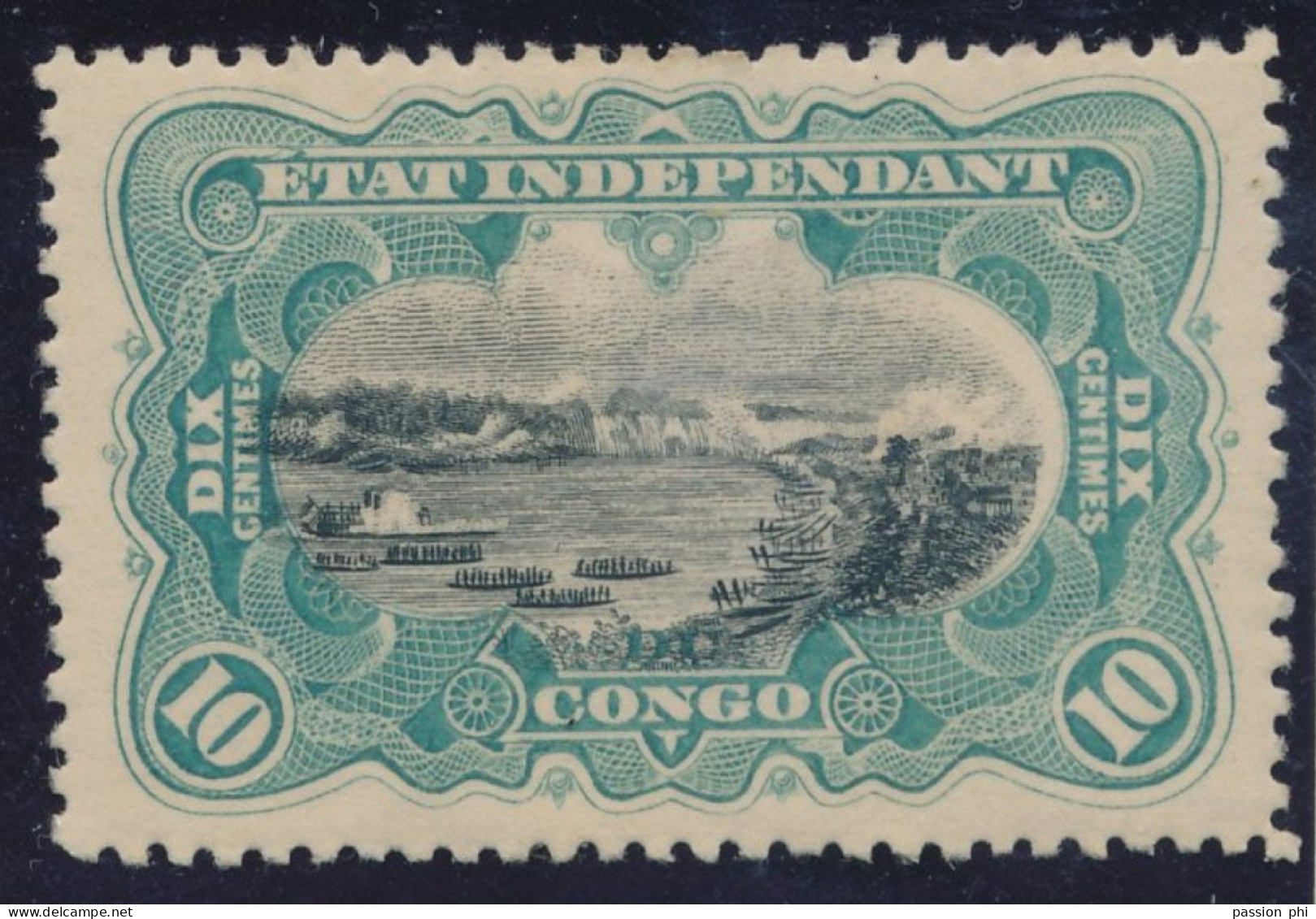 BELGIAN CONGO COB 18 HEAVY HINGED CHARNIERE LOURDE - Unused Stamps