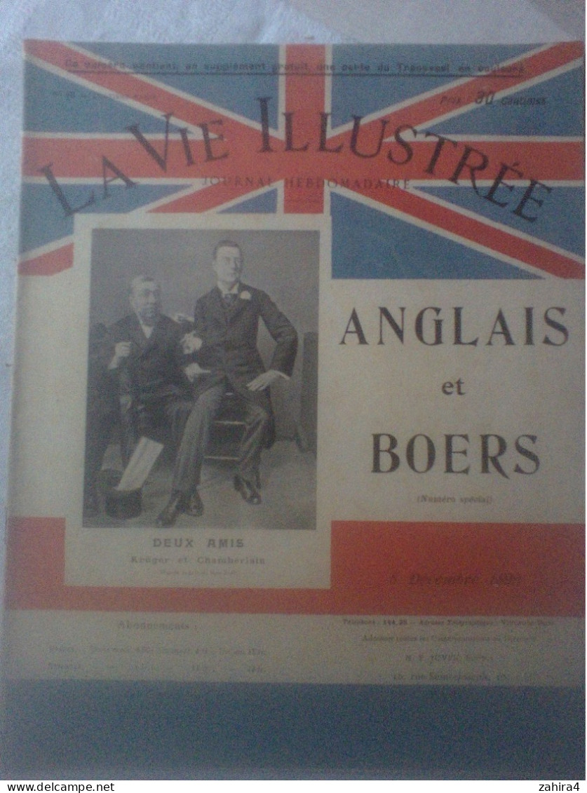 Rare La Vie Illustrée Spécial Anglais & Boers Photos Illustrations Rare De Toute Beauté Nuies Cafre Zoulou Swasi Matabél - Revistas - Antes 1900