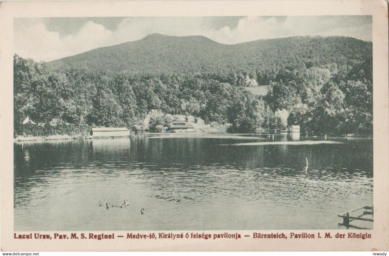 Romania - Baile Sovata - Lacul Ursu - Pavilionul Majestatii Sale Reginei - Roemenië