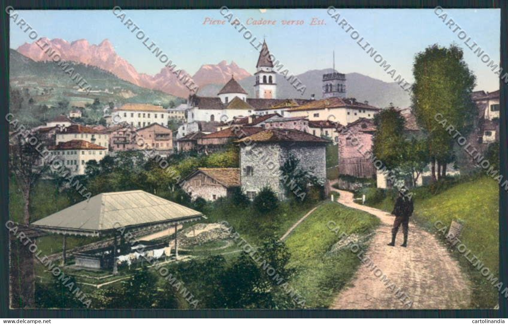 Belluno Pieve Di Cadore Cartolina RB4580 - Belluno