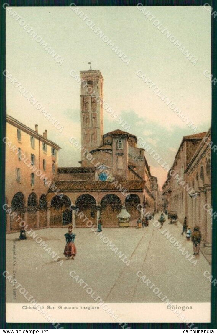 Bologna Città Chiesa San Giacomo Maggiore Stengel 11876 Cartolina RB5950 - Bologna