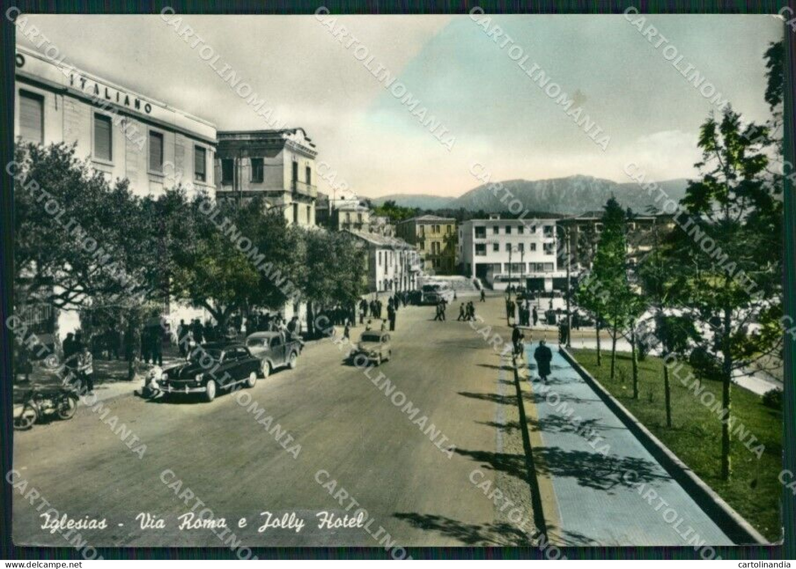 Cagliari Iglesias Auto Foto FG Cartolina ZKM7950 - Cagliari