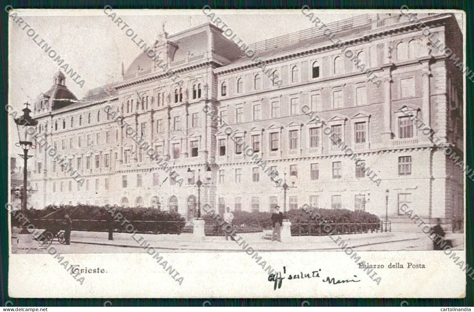 Trieste Città Palazzo Delle Poste Cartolina ZC0734 - Trieste