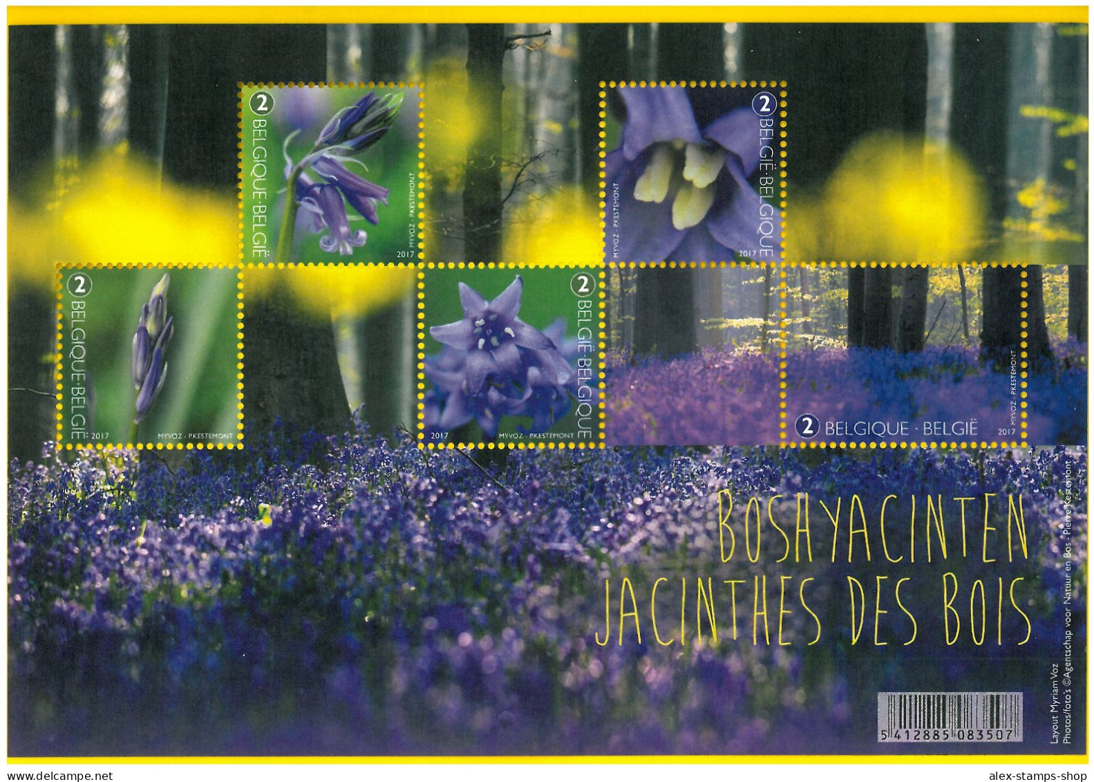 BELGIUM 2017 - Bosco Di Giacinti Di Hallerbos New Miniature Sheet - 2011-2020