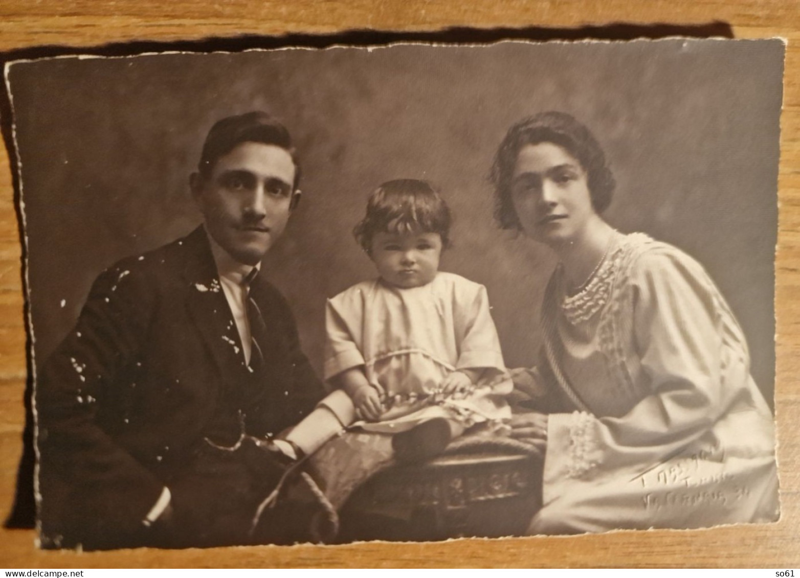 19194.  Fotografia Cartolina D'epoca Gruppo Famiglia 1923 Italia - 13,5x9 Foto Massaglia Torino - Personnes Anonymes