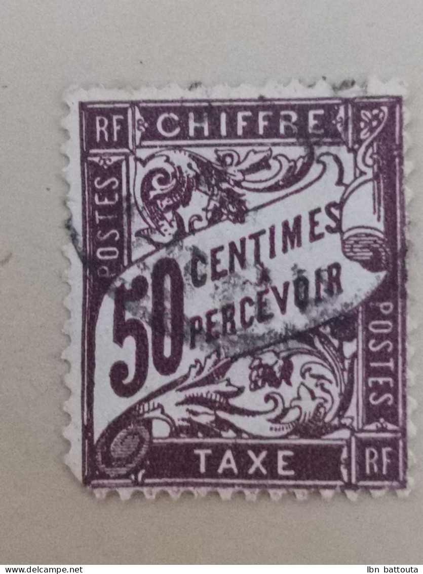 France, 1881-92, T. Taxe YT #20 Oblit. Charnière - 1859-1959 Oblitérés