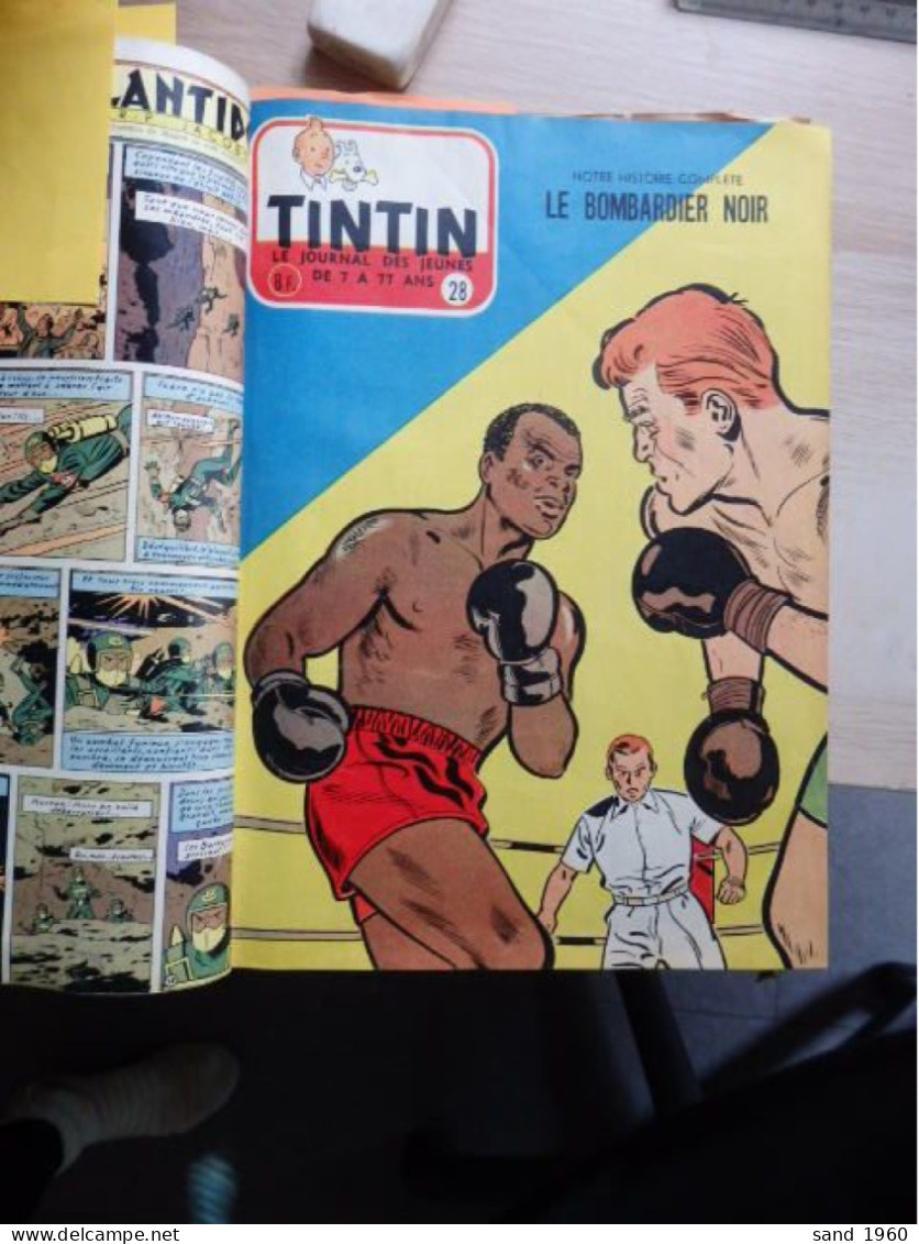 Hergé - Tintin Et Milou - Reliure De Journaux Périodiques - Du N°25 Au N°37 - 15 Scans - Tintin