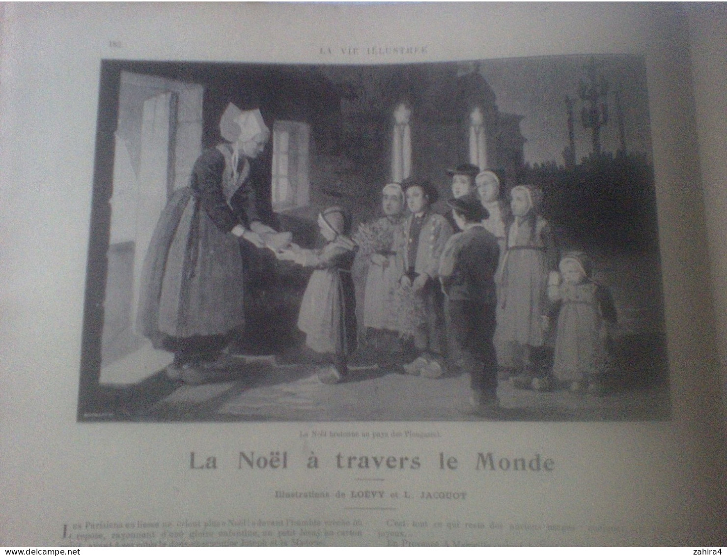 Rare La Vie Illustrée Noël Illus G RedonLLéandre (litho Couleur) Ador. Mage Noël Monde Jouets Potsdam Berceaux Pére Noêl - Zeitschriften - Vor 1900