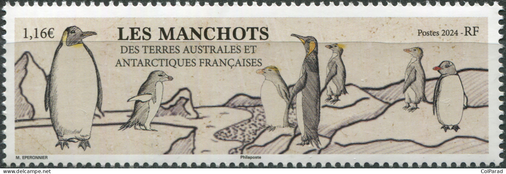 TAAF - 2024 - STAMP MNH ** - Penguins - Ongebruikt