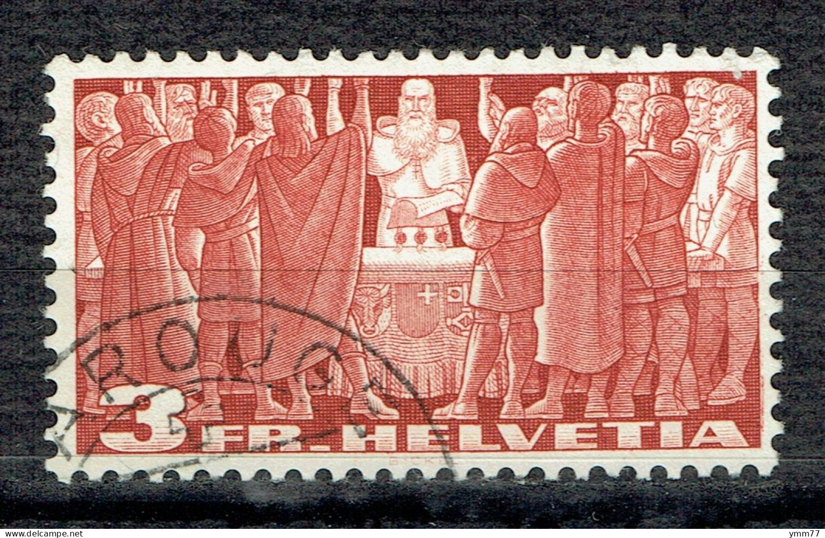 Série Historique : Conclusion Du Premier Pacte Fédéral - Used Stamps