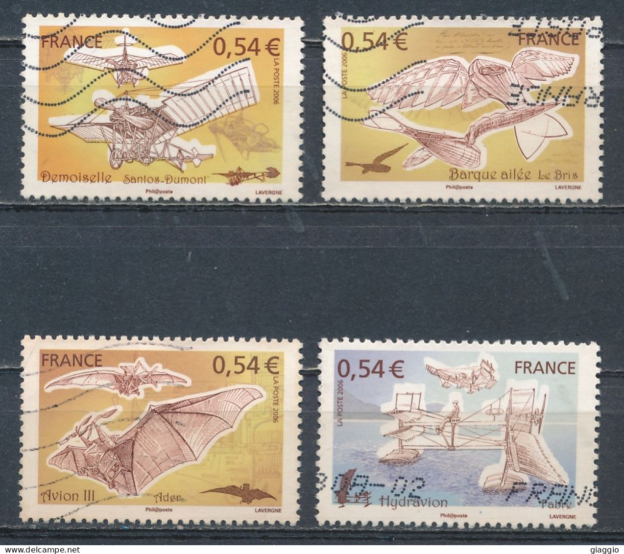 °°° FRANCE 2006 - Y&T N°3979/82 °°° - Used Stamps