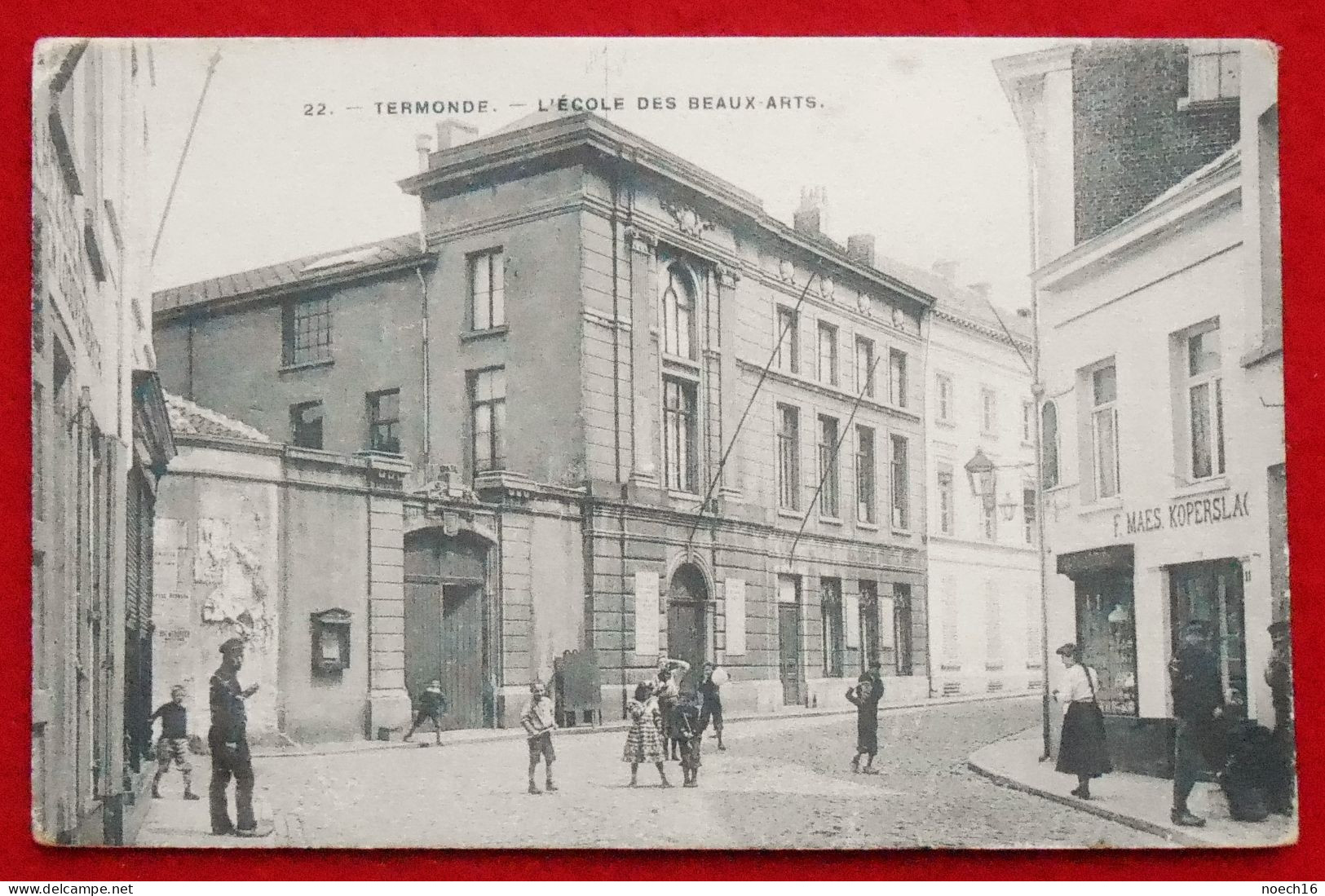 CPA Termonde Dendermode. L'école Des Beaux Arts - Dendermonde