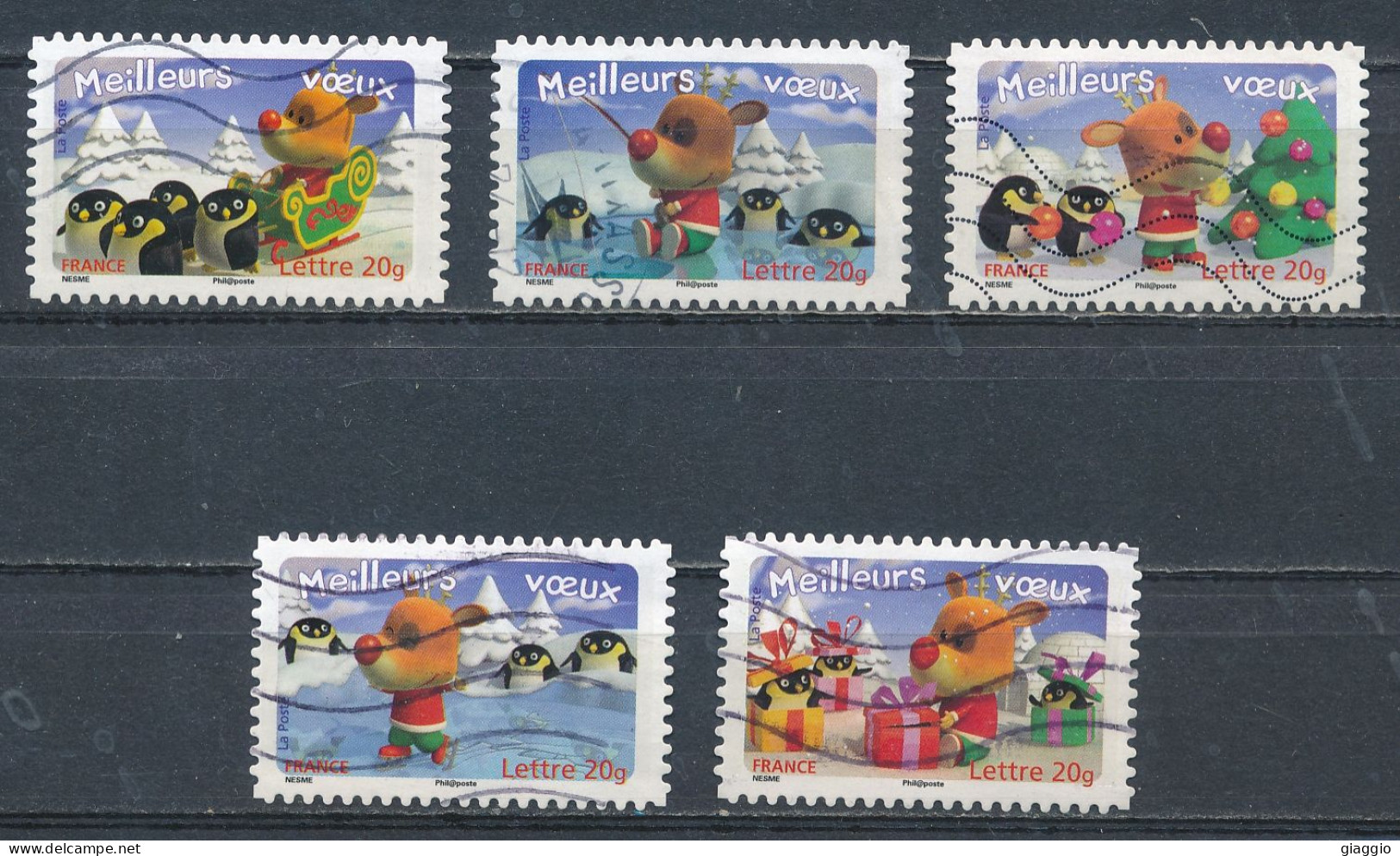 °°° FRANCE 2006 - Y&T N°3986/90 °°° - Used Stamps