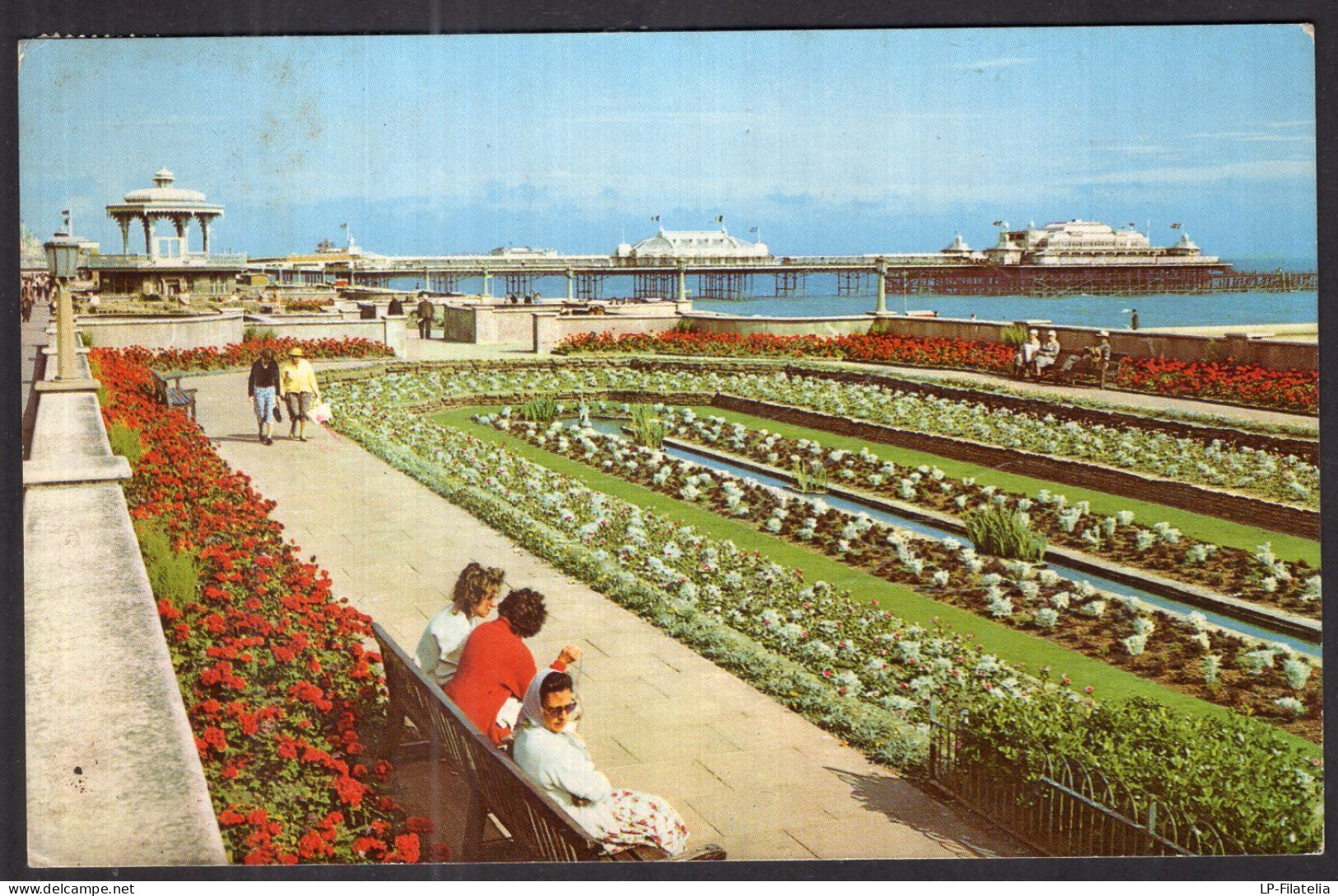 England - 1964 - Brighton - The Sunken Gardens And West Pier - Brighton
