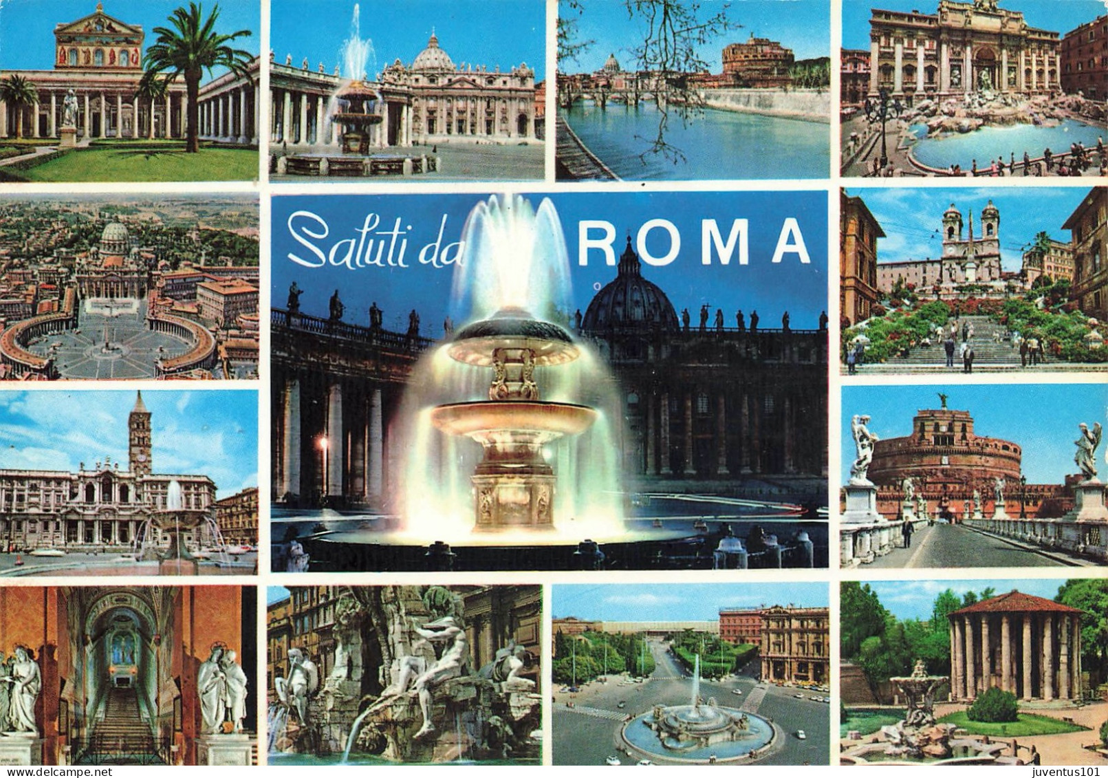 CPSM Roma-Multivues-Beau Timbre      L2853 - Mehransichten, Panoramakarten