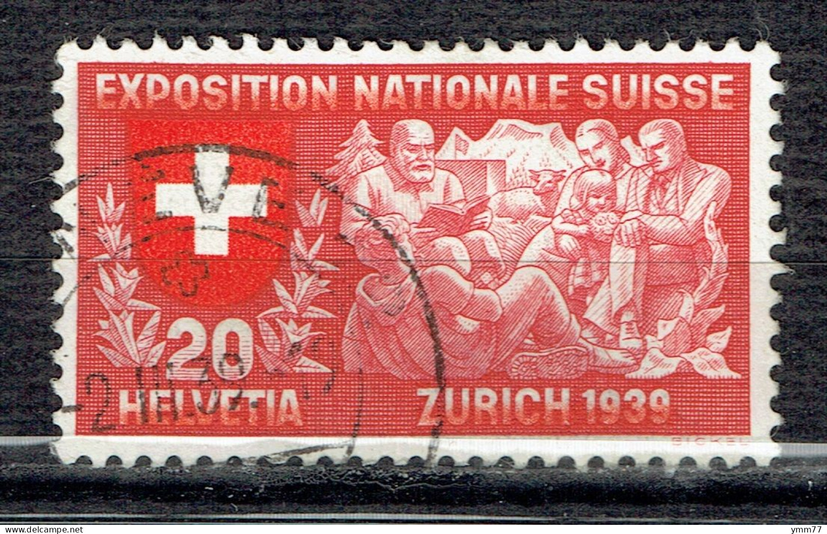 Exposition Nationale De Zurich : Allégorie De L'effort Spirituel Du Peuple Suisse (en Français) - Gebraucht